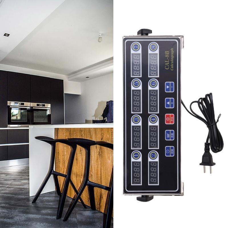 Commercial 8 Channels Kitchen Timer Digital with Loud Reminder Heavy Duty Professional Timer for Restaurant Cooking top sale China Mainland