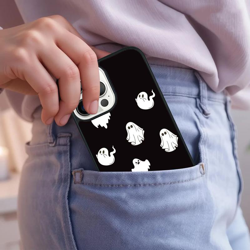 Ghosts Funny Phone Case For iPhone 17 Air 15 16e 14 13 Pro Max Coque 12 11 Pro Max PLUS cover