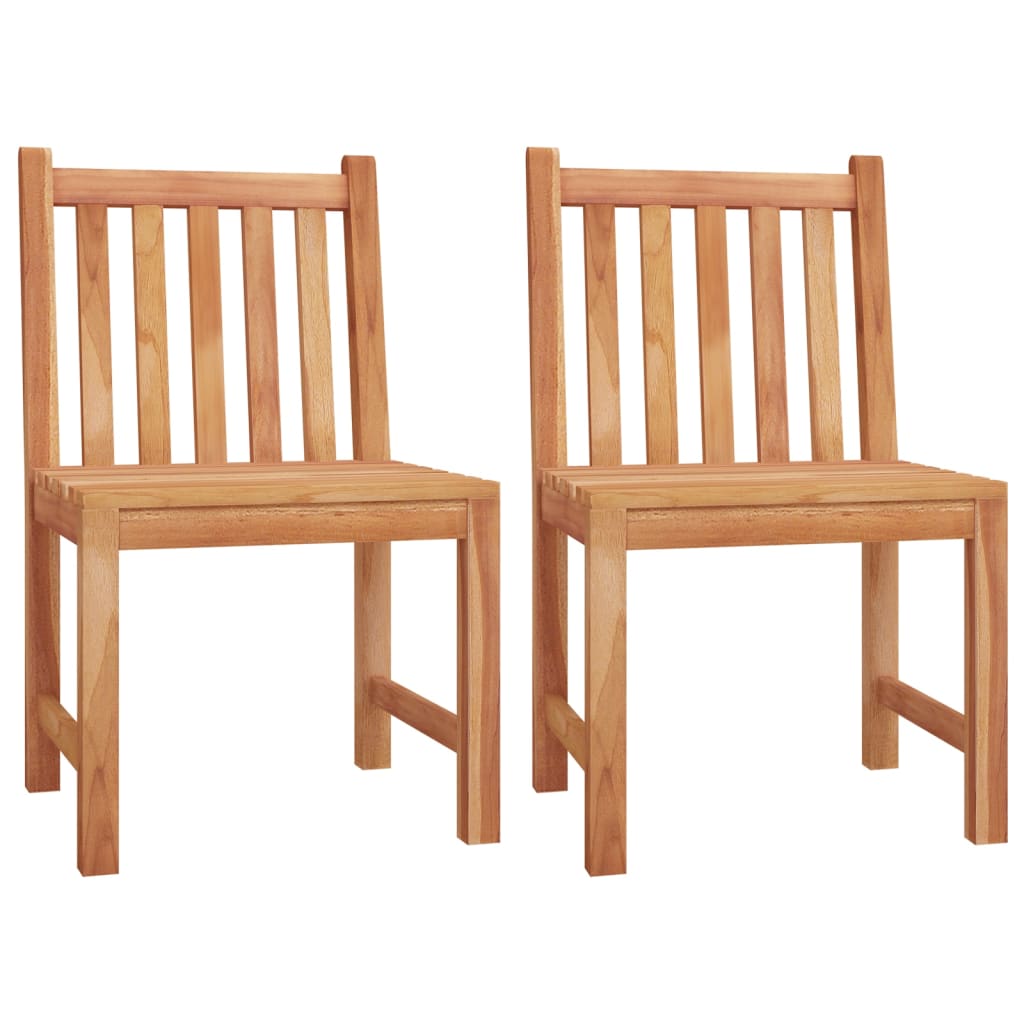 5 Piece Garden Dining Set Solid Teak Wood
