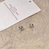 "Little Complex" Delicate and Small Knot Love Stud Earrings for Women. Korean Simple Niche Student Earrings Are Versatile~