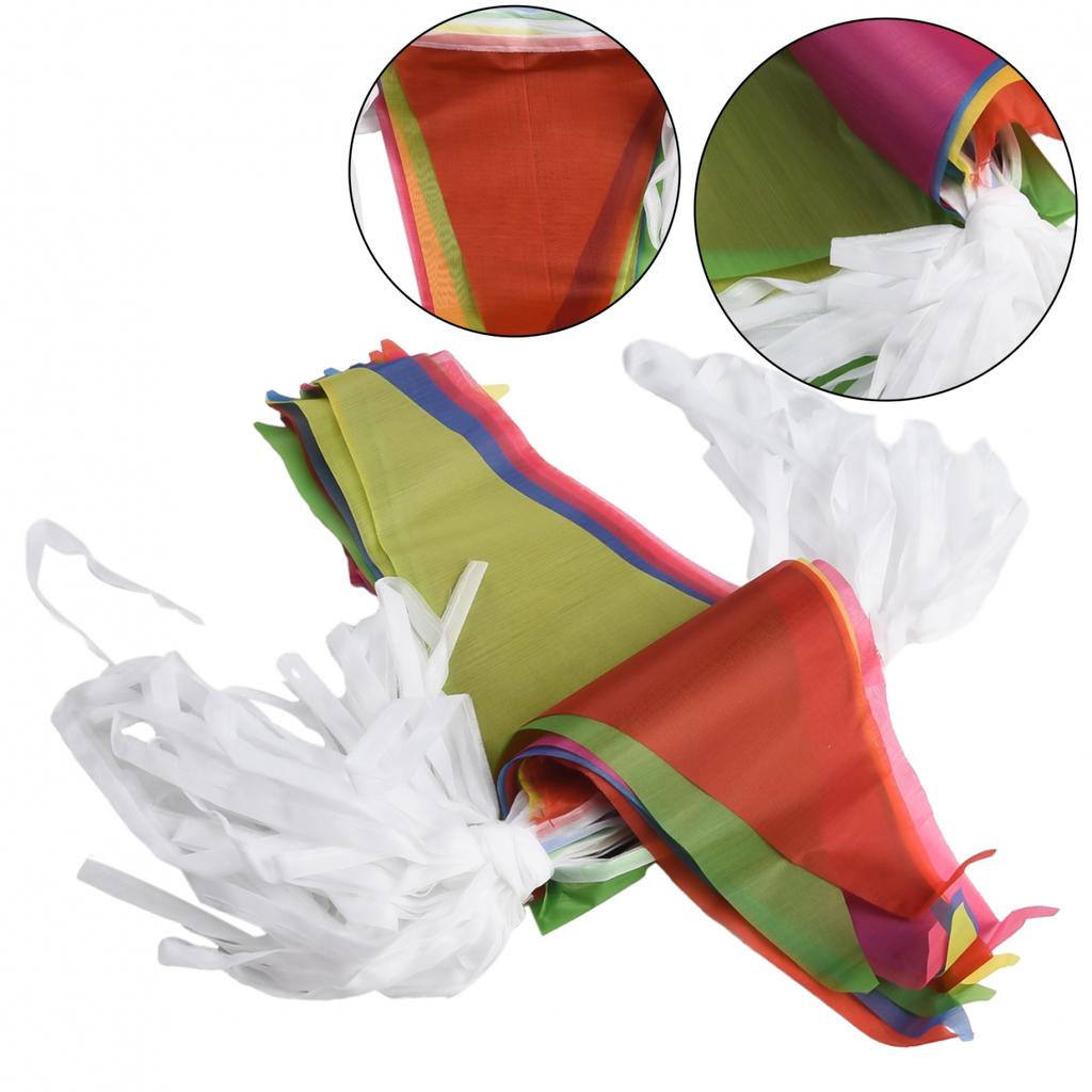 Dreiecksflaggen Leicht zu Reinigen Groß 14*21CM Außendekor