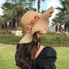 Girl's Fashion Summer Beach Hats Weaving Sun Hat New Korean Women's Flower Hat Thin Breathable Accessories Creative Gifts