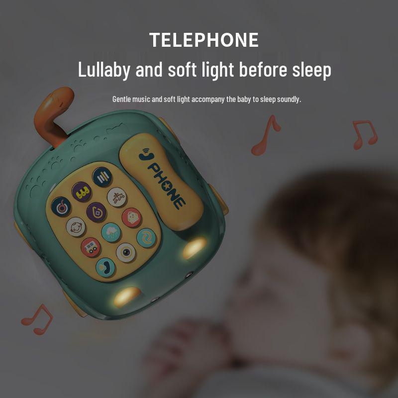 Children's Bilingual Cat Telephone Early Education Toy