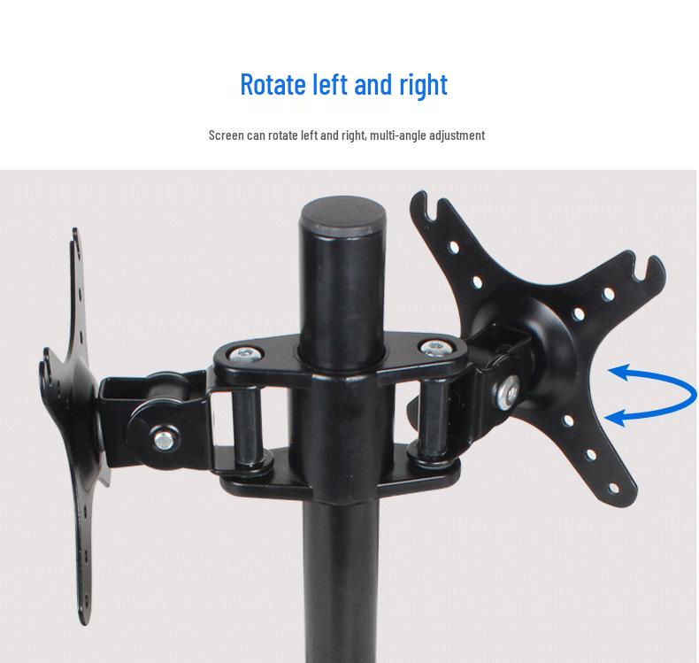 Jianleji Dual Monitor Stand with Adjustable Height and Backrest