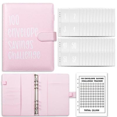 100-Day Savings Challenge Budget Binder & A5 Planner Notebook