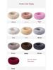 Round Plush Cat & Dog Bed – All-Season Warmth, Multi-Size Options for Small & Medium Pets