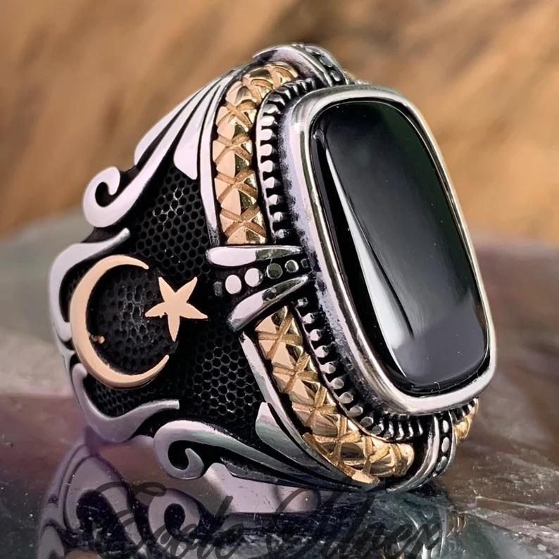 Viya Mystery Totem Men'S Atmospheric Ring Ring