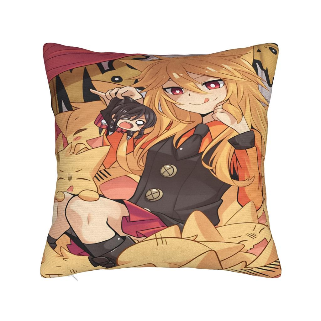 Horror Game M-Mogekos C-Castleds Pillow Case Soft Pillow Cover Vintage Pillowcases For Sofa Couch Bed Living Room