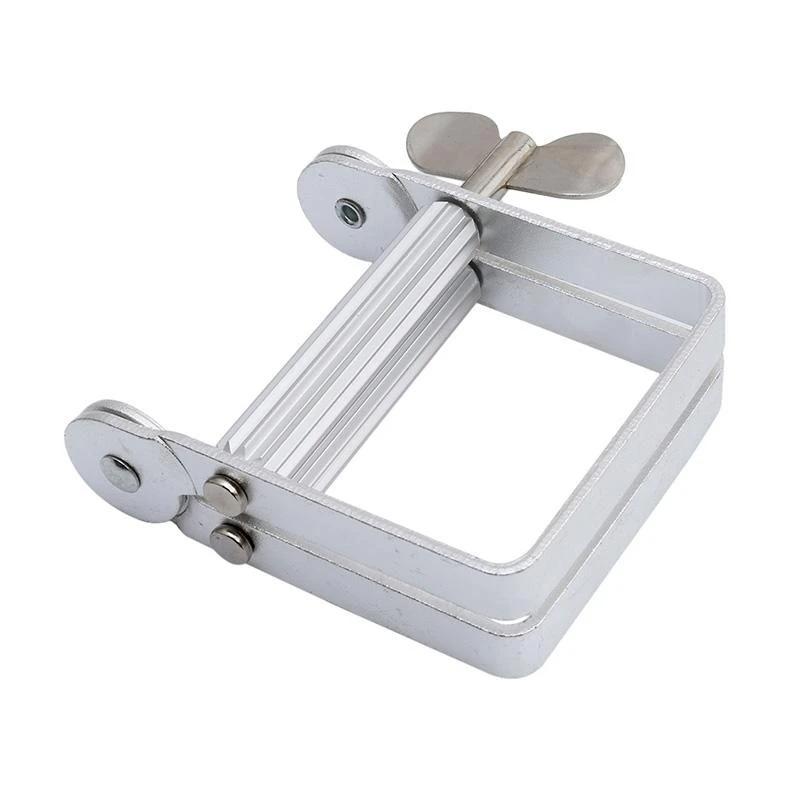 New Hot Silver Aluminum Manual Toothpaste Dispenser Tooth Paste Tube Squeezer Accessories Hair Color Dye Rolling Squeezing Tools