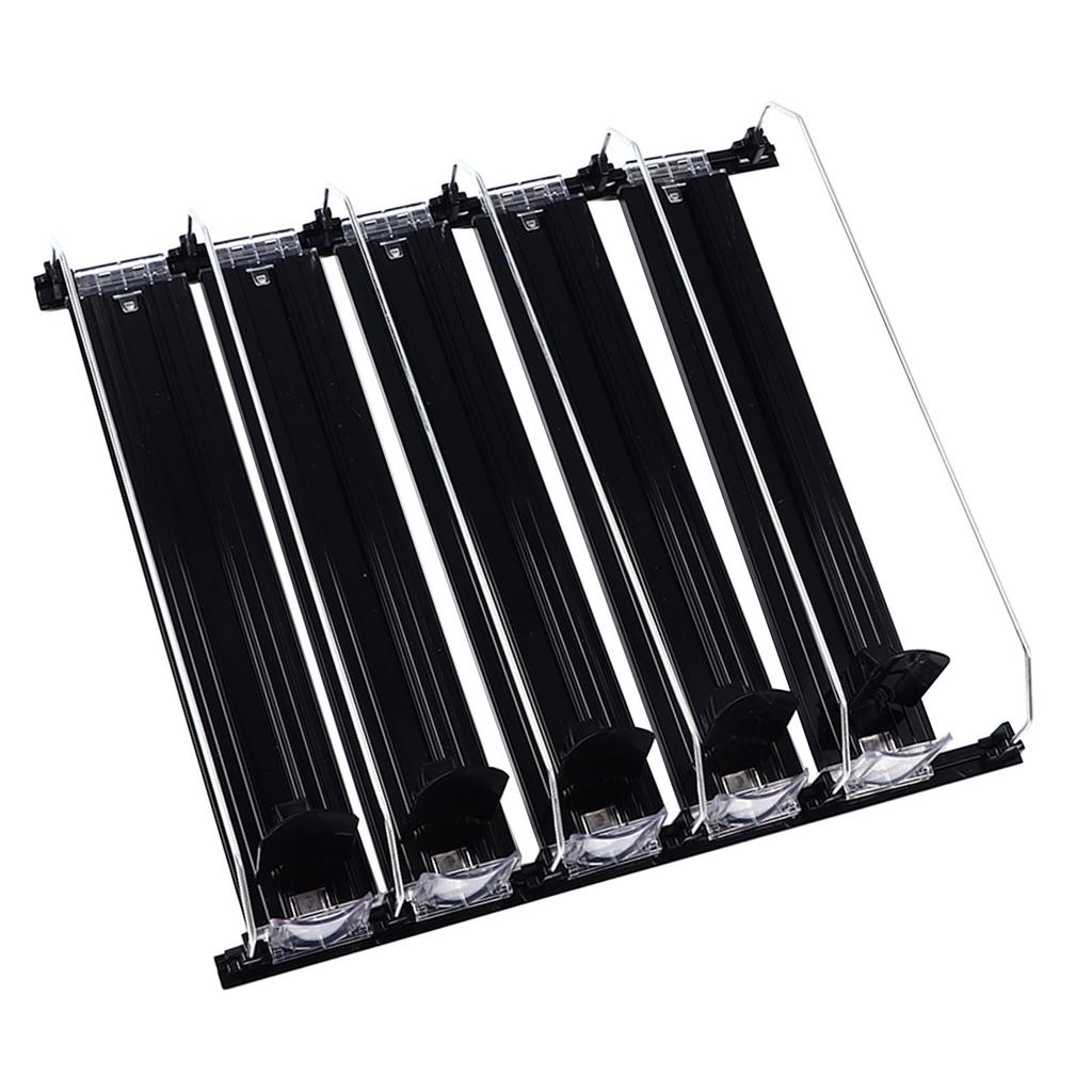 Drink   for Fridge Spring Loaded   Push Rod Slide Rail Soda Can Dispenser for Beer Beverages 38cm