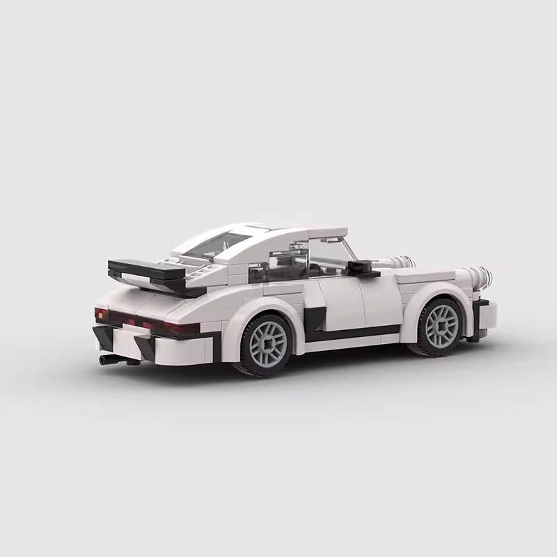 Car Plug-in Model MOC Compatible Building Blocks 911 Sports Car Small Particle Building Blocks Hands-on DIY Model Male