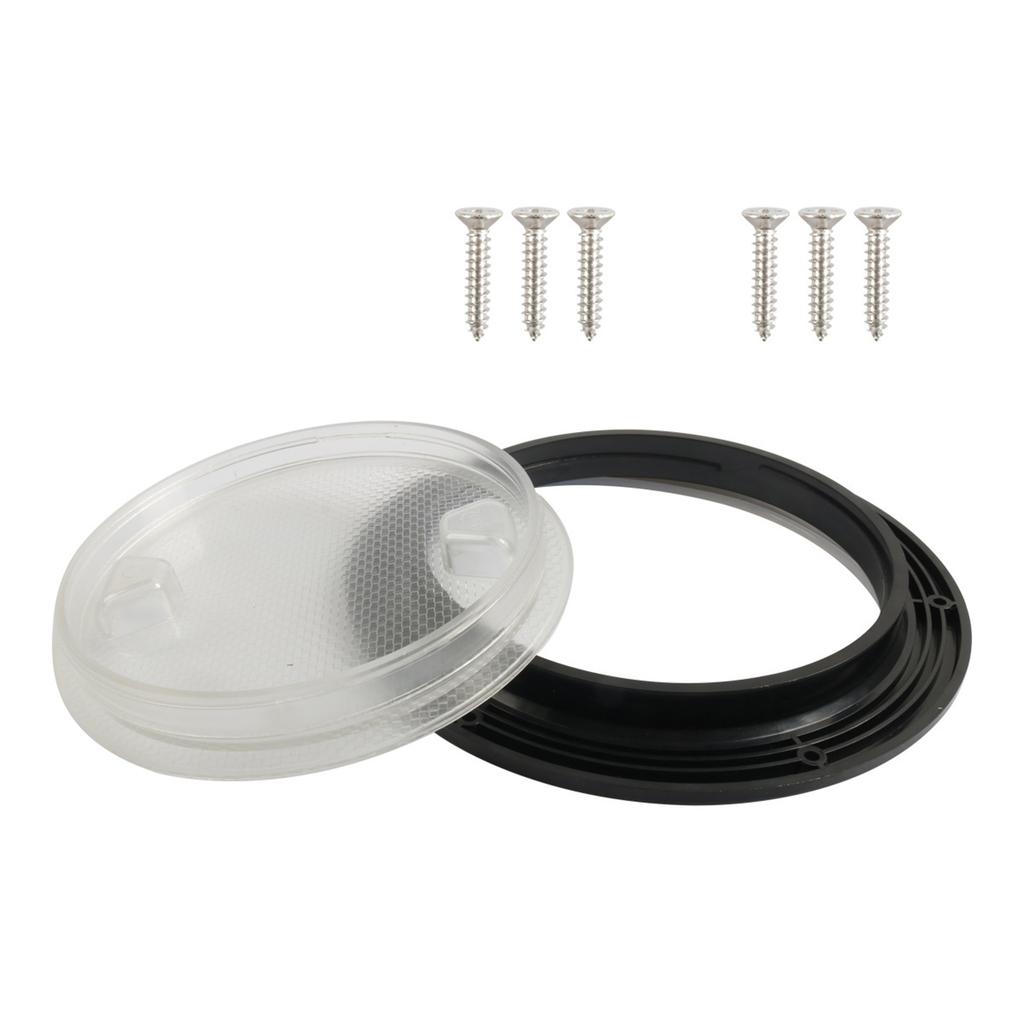 Rotating Lock 8 Inch Round Deck Inspection Access Hatches Cover ABS Material UV Resistant Suitable For Boats And Campers