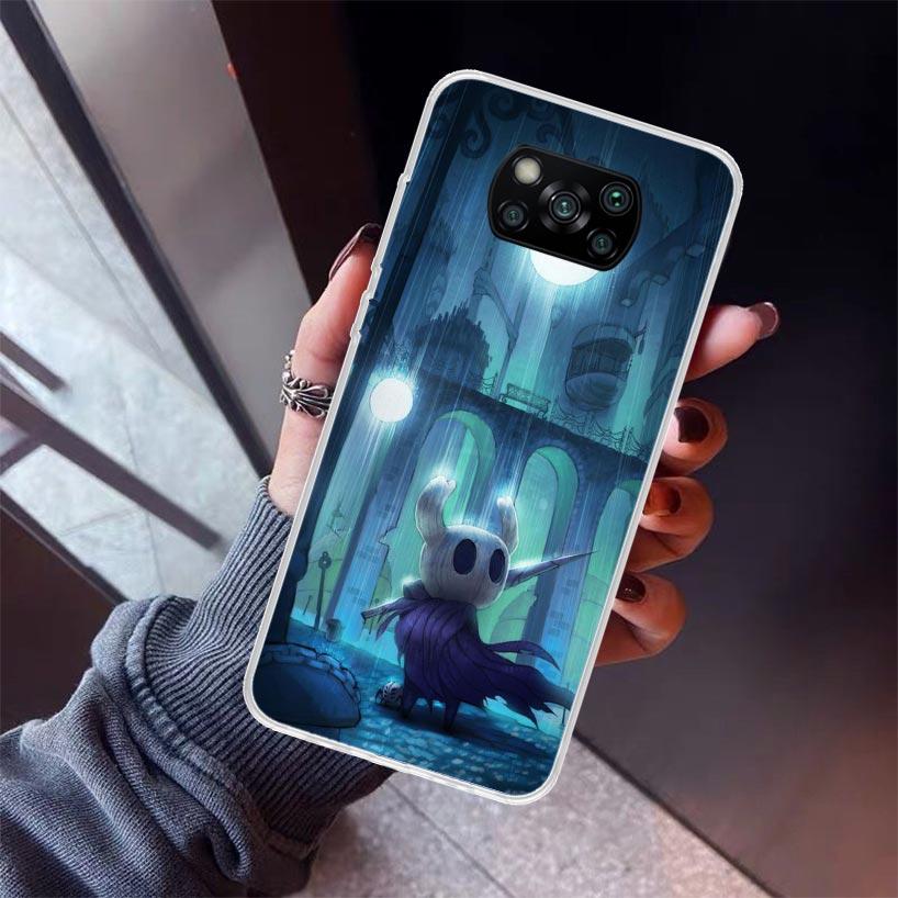 

Hollow Knight Cartoon Phone Case for Xiaomi Poco F7 Ultra X7 X6 X5 Pro X4 Gt M8 M7 Redmi 15 15C 13 13C 12 12C Soft Cover Fundas Xiaomi Poco X6 Pro