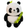 Simulation bamboo tube giant panda doll panda hall souvenir doll plush toy bamboo shoots panda mascot