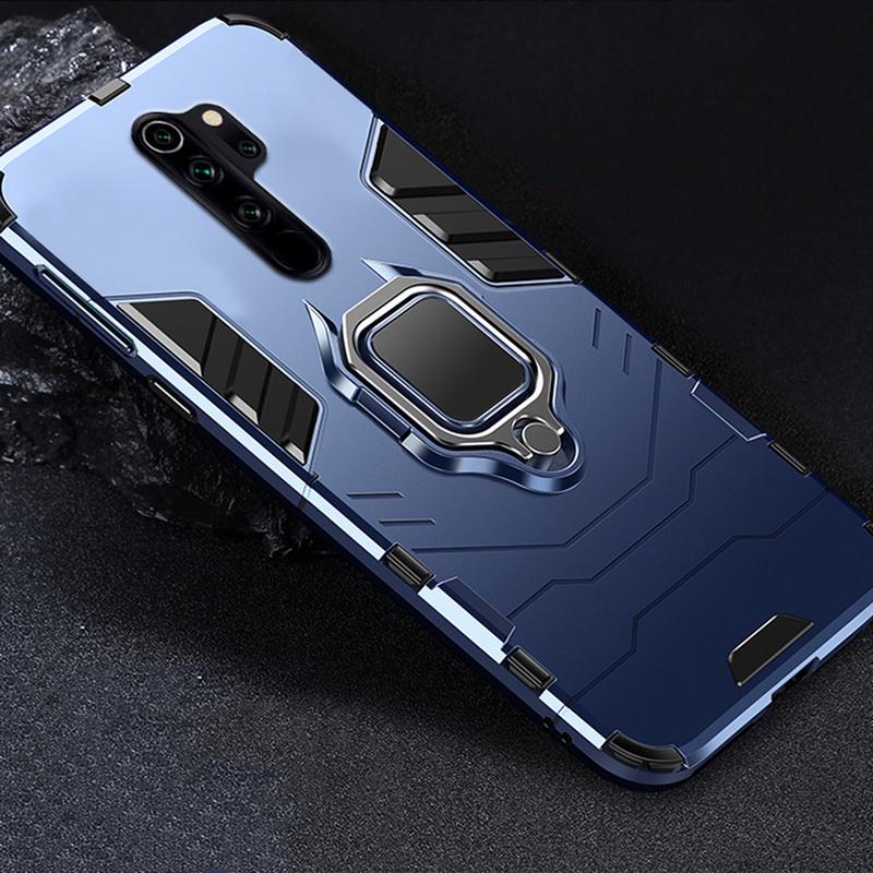 

Xiaomi Redmi Примечание 8T Примечание 8 Pro K20 Pro Броня Гибридный магнитный KickStand Кольцо Держатель Корпус Hard Cover