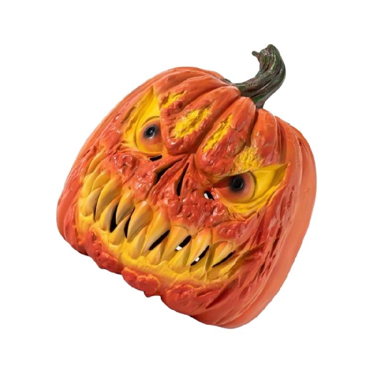 Scary Pumpkin Headgear Pumpkin Full Head Mask Head Covers Halloween Full Head Pumpkin Mask for Masquerade Cosplay Party