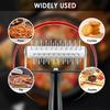 New Pizza Dough Docker Stainless Steel Pizza Roller with Spikes Multipurpose Pastry Dough Docker Sturdy Pizza Docking Tool