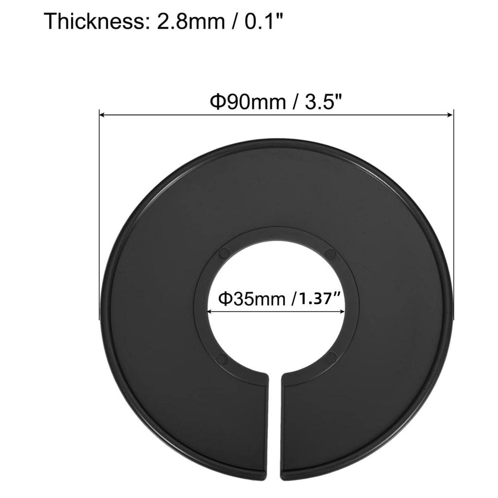 Colorful Plastic Clothing Divider Rings: Round Size Markers for Garments