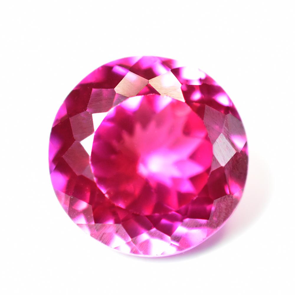 Natural Pink Certified Sapphire 10.20 Ct Round Cut Stunning Loose Gemstone