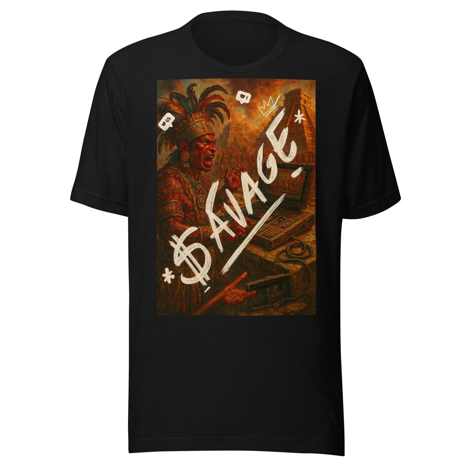 Aztec Warrior Savage Unisex t-shirt S