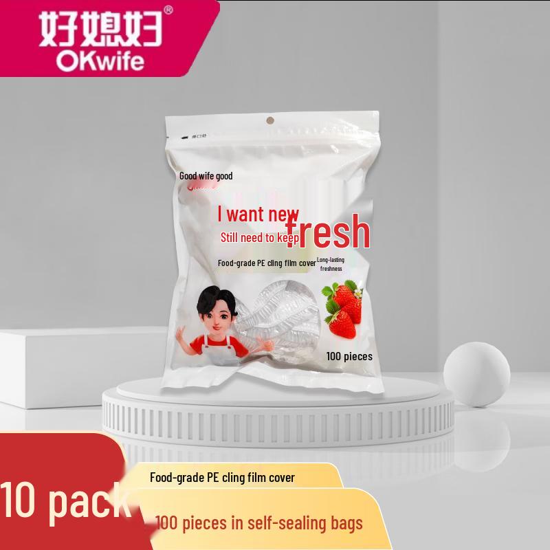 OKWIFE Food Storage Stretch Bowl Covers 10 Packs