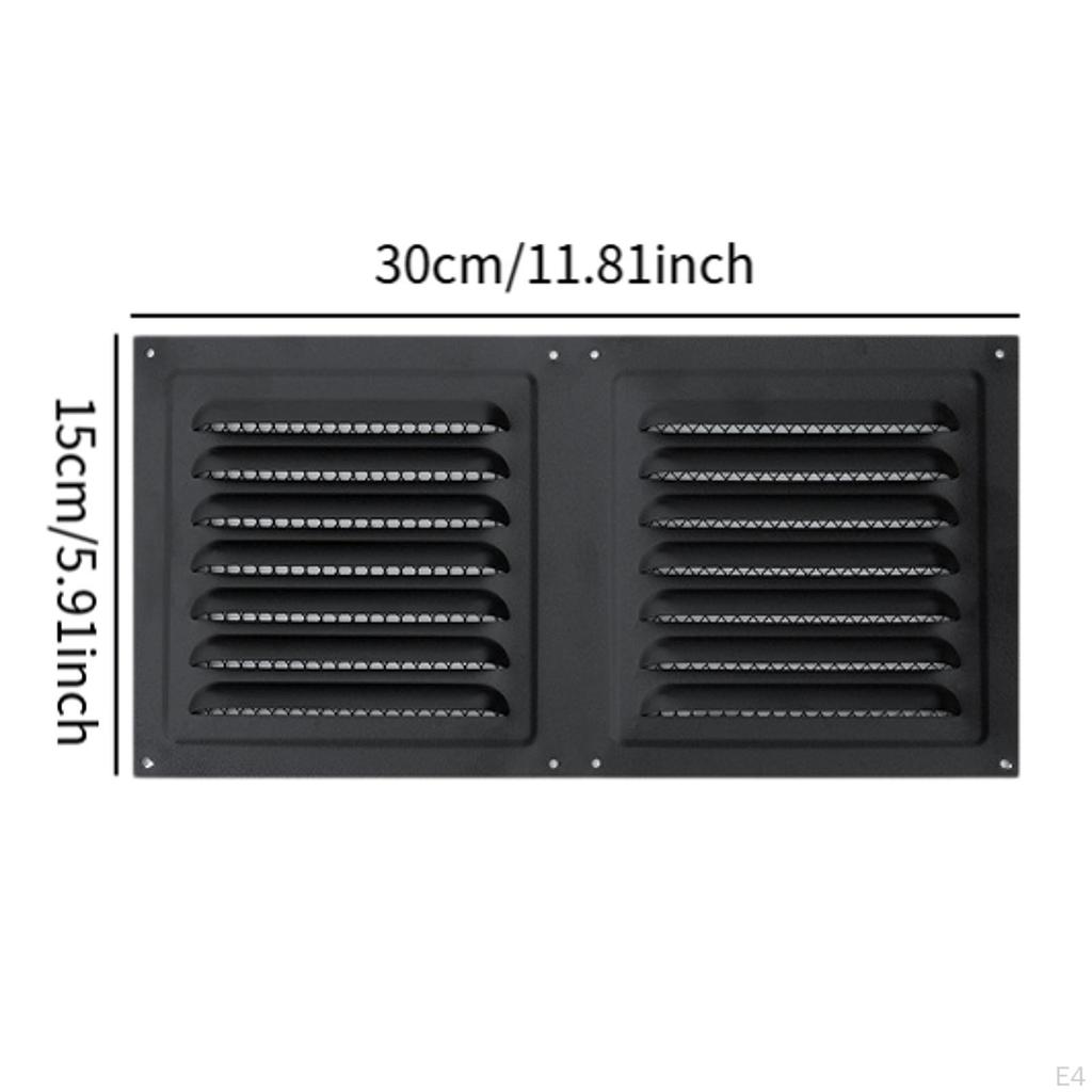 Ocelový kryt mřížky ventilace pro domácnost, koupelnu, boční stěnu