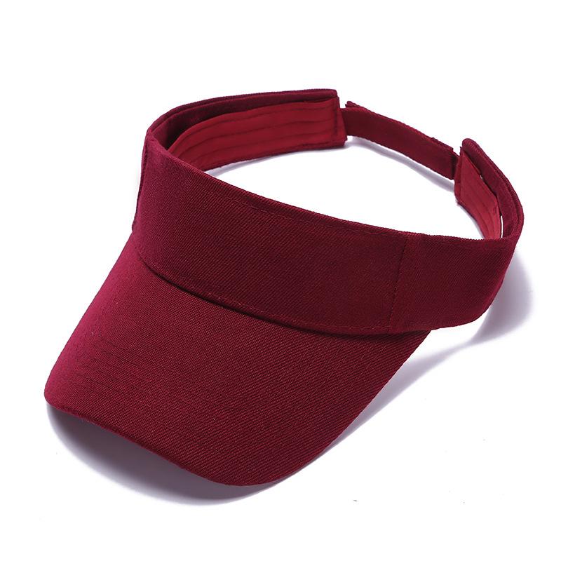 Sports Visor Hats Women Men Adjustable Empty Sun Top Hat Visor for Tennis Baseball Golf Athletic Cycling Running