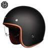 Vintage Style 3/4 Motorcycle Helmet Scooter Electric Bike Riders Unisex ABS Safety Headgear In Multiple Colors