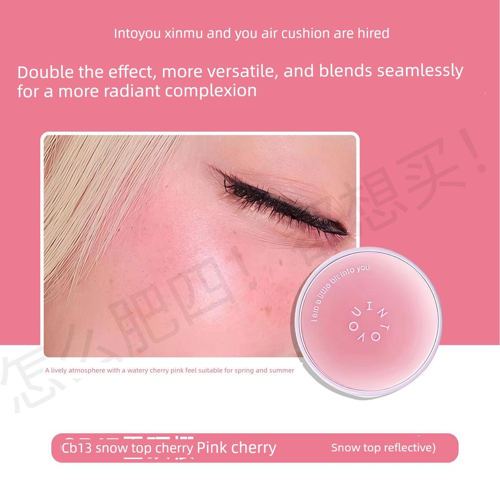 Upgrade 2.0~into You Cushion Blush Cream Matte Single Color Contouring and Volumizing Color Lightweight Radiant Glow