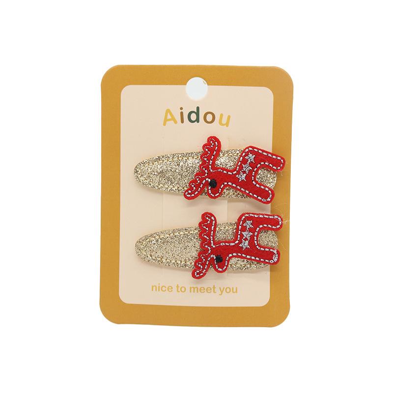 Mingyue Jewelry Christmas Hair Clips: Snowflake, Santa Claus & Reindeer
