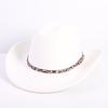 Popular European and American Fashion OL Style One-word Cowboy Hat Men's and Women's High-end Top Hat Jazz Hat Felt Hat