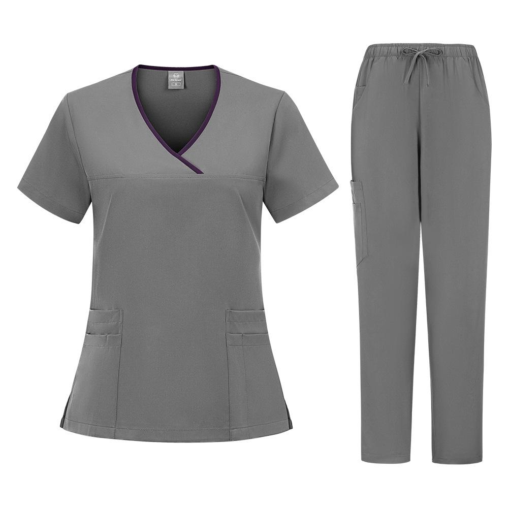 Children's Stomatology Hospital Nurse Uniform Quick-Dry Short-Sleeve Scrub Set