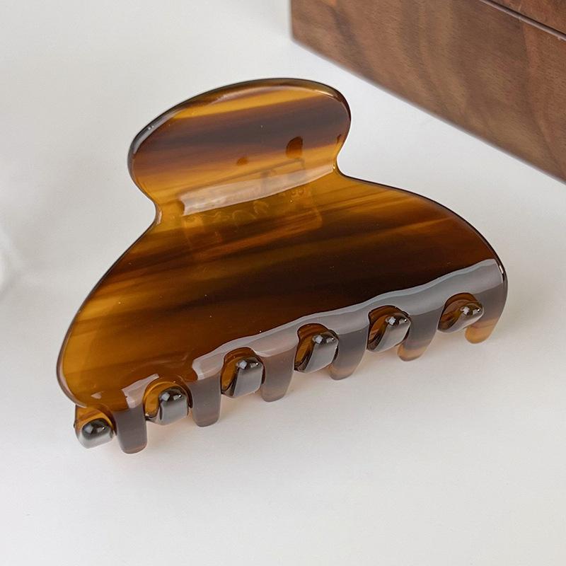 

Винтажные ацетатные заколки для волос с леопардовым принтом, геометрические зажимы в форме краба для укладки, заколки для волос для женщин, девушек, однотонные шпильки, головной убор