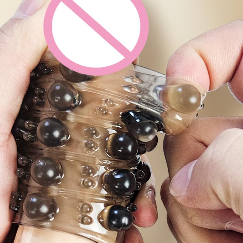4 Types Penis Enlargement Sleeve Penis Extender Erection Cock Ring Delay Ejaculation Sex Toys for Men Adult Sex Game
