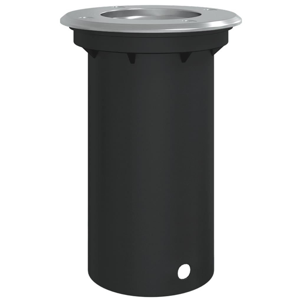 Vidaxl Lampy Najazdowe, Okrągłe, Czarne, 10,5X10,5 Cm, Aluminium