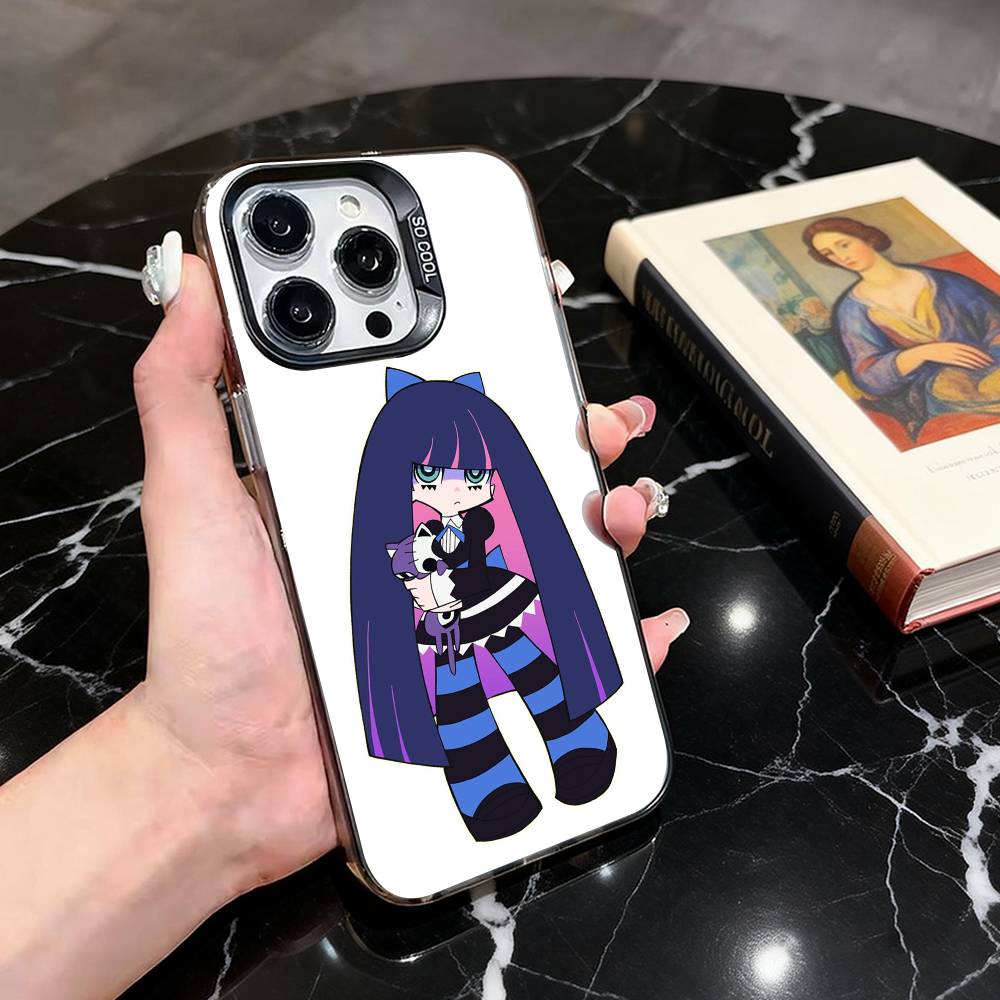 

Gothic girl A-Anarchy S-Stocking Phone Case For iPhone 17,16,15,14,13,12,11 Plus,Pro Max,Colorful Silver Phone case Funda Cover iPhone17air