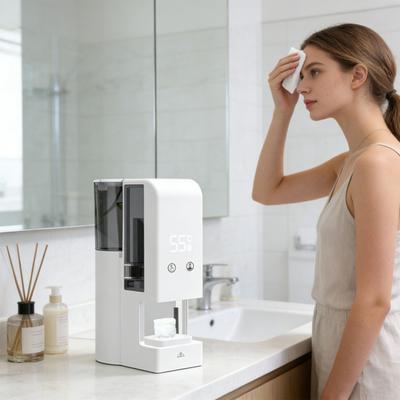 Gezichtshanddoekwarmer Automatische Wegwerp Handdoekverwarmer 500ml Watertank Draagbare Stoomapparaat voor Samengeperste Handdoeken voor Thuis Spa