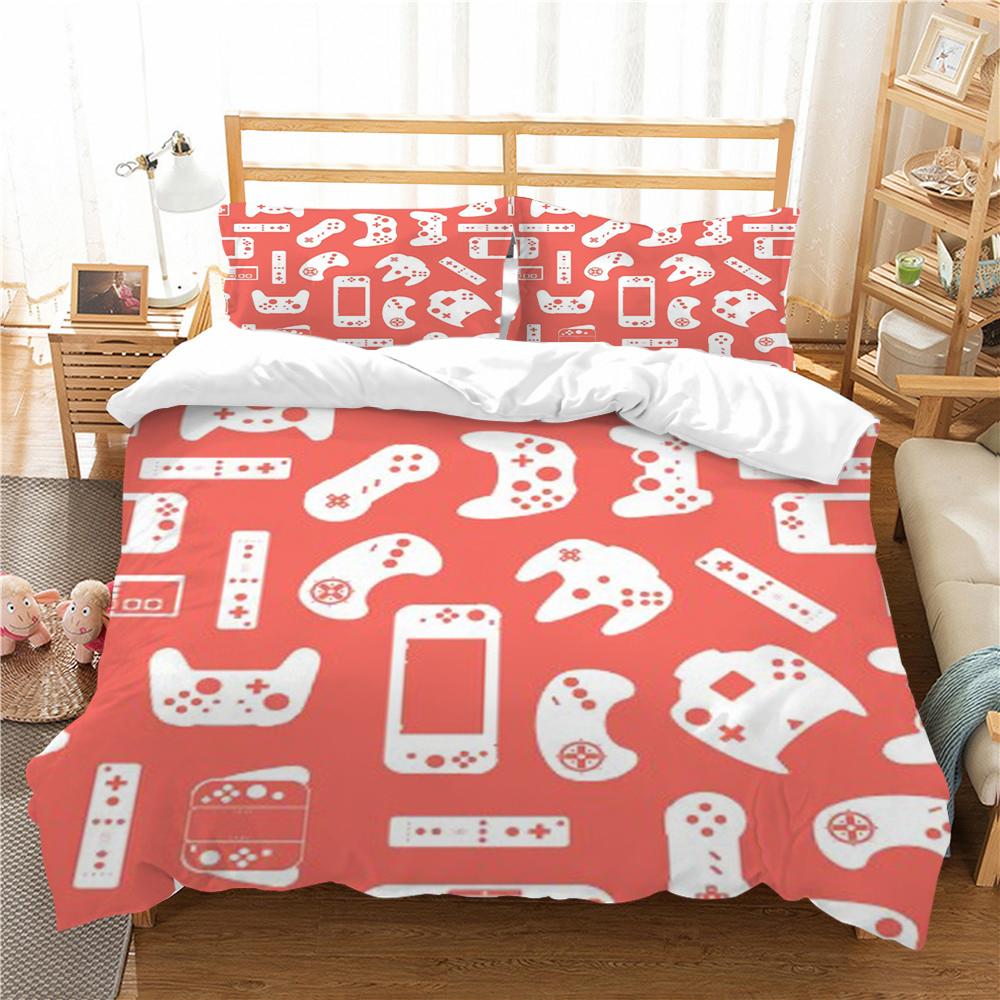 

Геймпад Дизайн Детский Мягкий Дышащий Постельный Комплект Постельное Белье Футбол Спальня Постельное Белье Декор EU Single 135x200cm