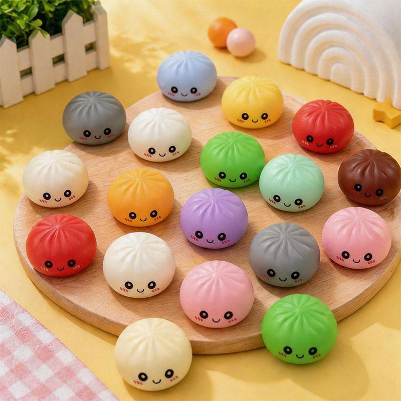 Kawaii Ravioli Giocattoli Morbidi Calendario dell'Avvento Ravioli a Lenta Risalita Sollievo dallo Stress Set Sensoriale Scatola a Sorpresa Decorazione da Scrivania Regali di Natale