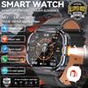 New  Smart Watch Men LED Flashlight Sports IP68 Waterproof GPS Tracker Bluetooth Call Smartwatch Man for Android ioS