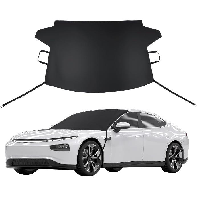Windshield Cover For Ice And Snow | 600D Three-Layer Composite Waterproof,Sunshade,Dustproof Fabric |Windshield Snow Cover For Car, SUV, Truck|Winter