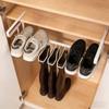 Space Saving Vertical Boot Organizers with Iron Frame & Rusts Proof Coating for Efficient Shoe Rack In Small Space