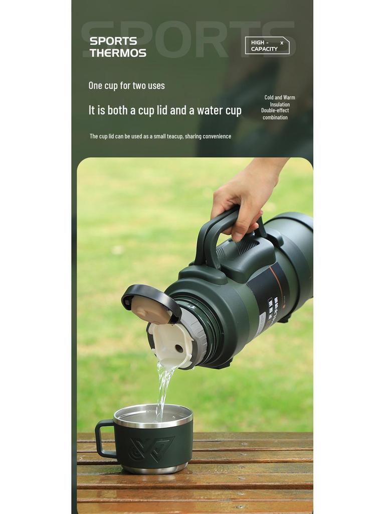 5L Stainless Steel Outdoor Insulated Thermos Kettle for Hot Water