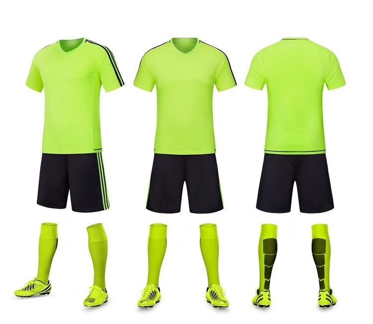 18 Football Jersey Set Supply Children'S Football Jersey Jersey Diy Printing Number Printing