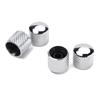 4Pcs Guitar Knobs Tops Hat Knobs Guitar Speed Control Knobs Metal Volume Tone Control Knobs Fits 6mm/0.24" Rotary Shaft