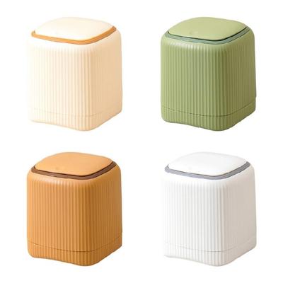 Odor Blocking Desktop Waste Basket Smooth Surfaces No Burrs For Office Kitchen
