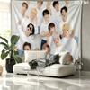 SVT Wall tapestry, aesthetic printed fabric blanket, suitable for bedroom, living room, and home decor.