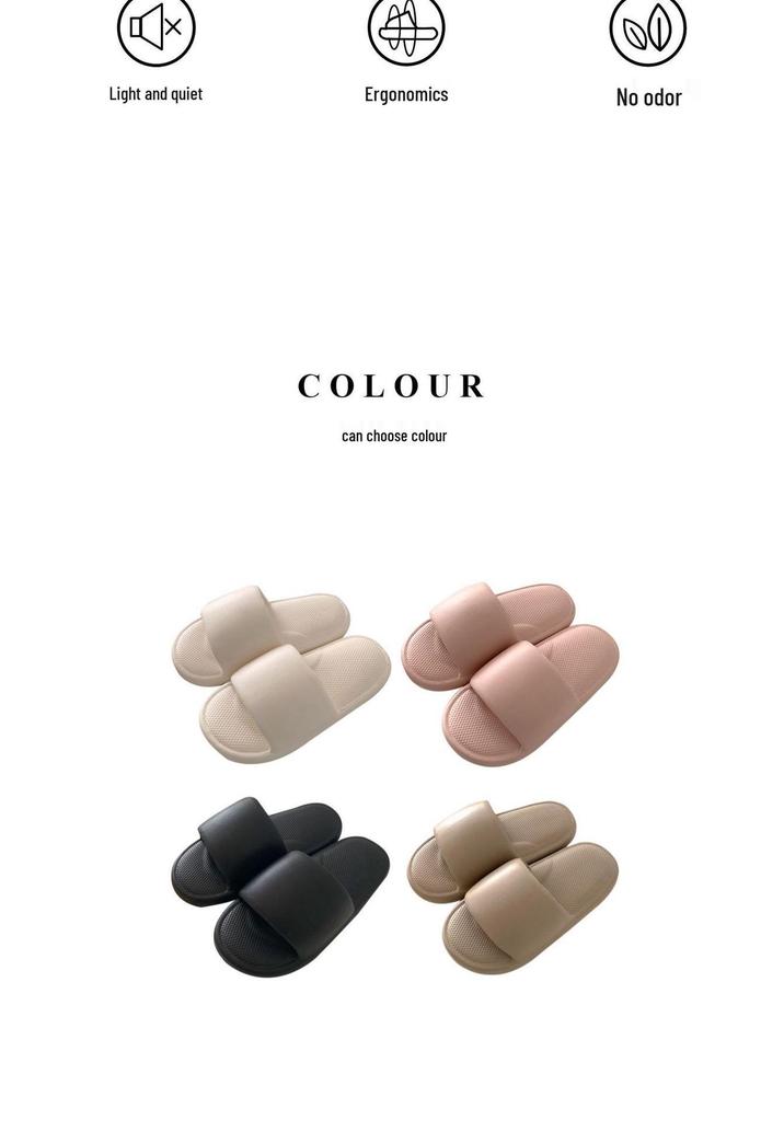 Weiche & Haftende Damen-Outdoor-Slipper: Einfarbige, lässige Sommersandalen mit einzigartigem Tragegefühl und rutschfester Sohle.