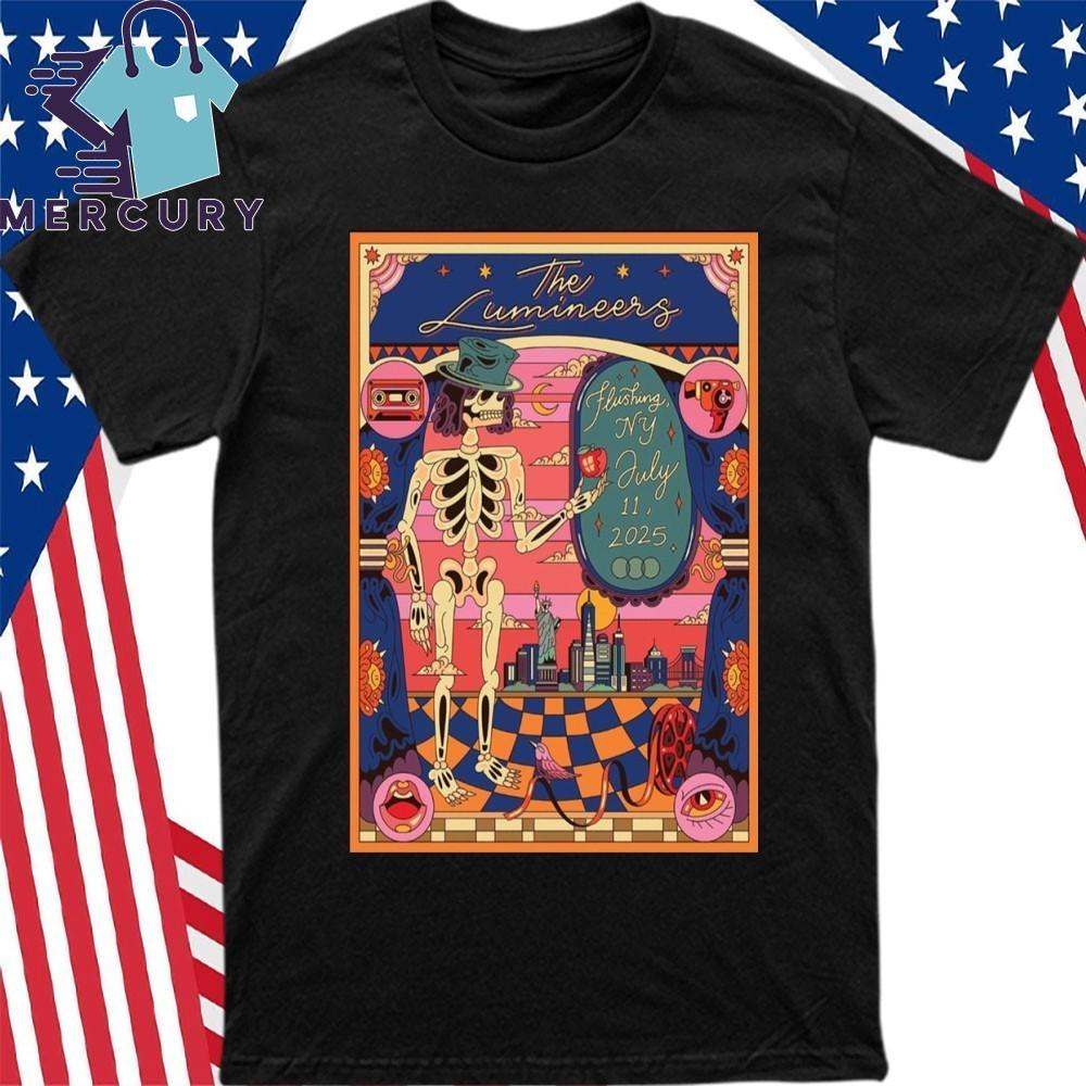The Lumineers July 11 2025 Citi Field Flushing NY Poster Shirt Unisex T-Shirt XXL