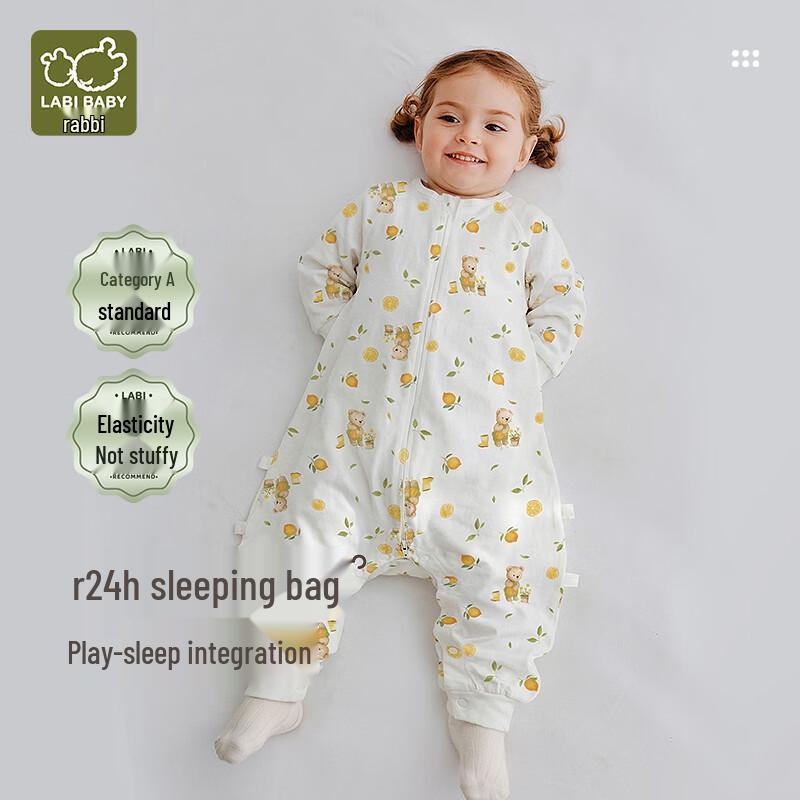 Labi Baby Summer Anti-Kick Split-Leg Gauze Sleeping Bag 004